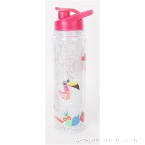 450mL Plastic Double Wall Water Bottle